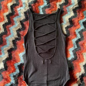 Abercrombie and Fitch Open-Back Bodysuit